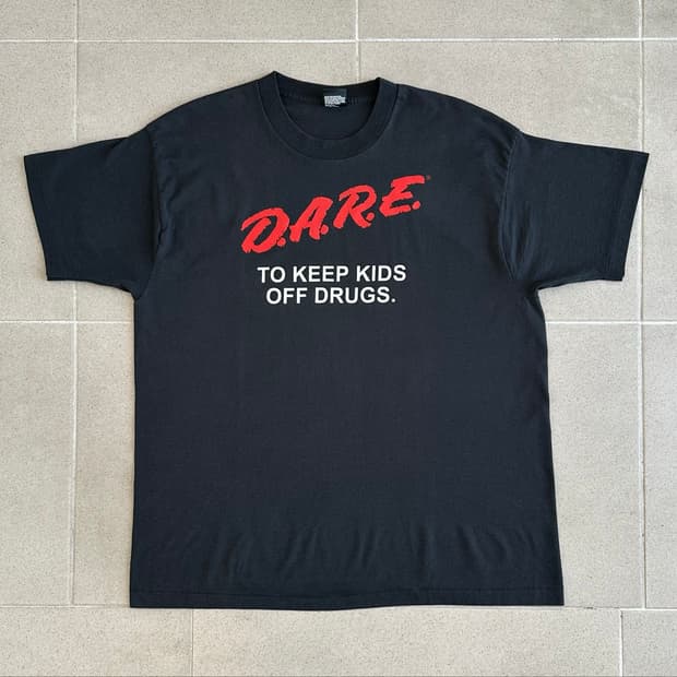 90s 빈티지 DARE 티셔츠 XL USA