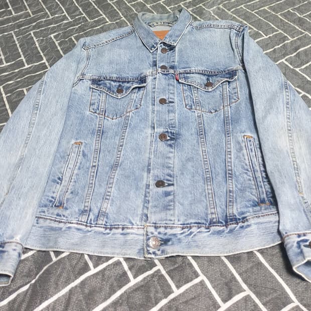 리바이스 오버핏 타입3 트러커 청자켓 라이트인디고 (M)