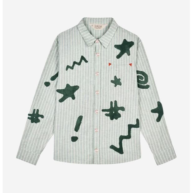 Brain Dead 브레인데드 Striped Shirt