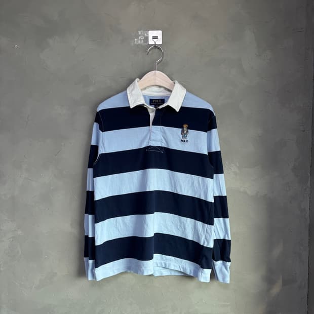 폴로 랄프로렌 베어 스트라이프 럭비티