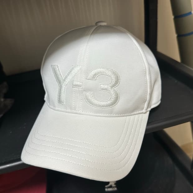 요지야마모트 와이쓰리 Y-3 볼캡모자 화이트
