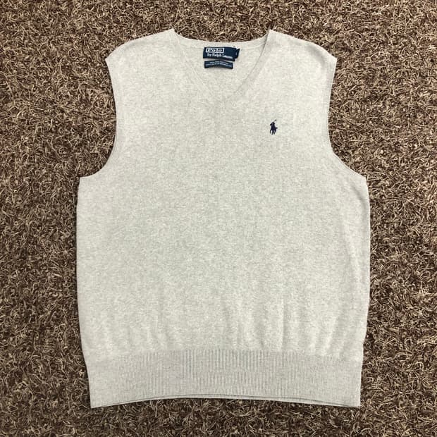 폴로 랄프로렌 코튼 니트 조끼 베스트