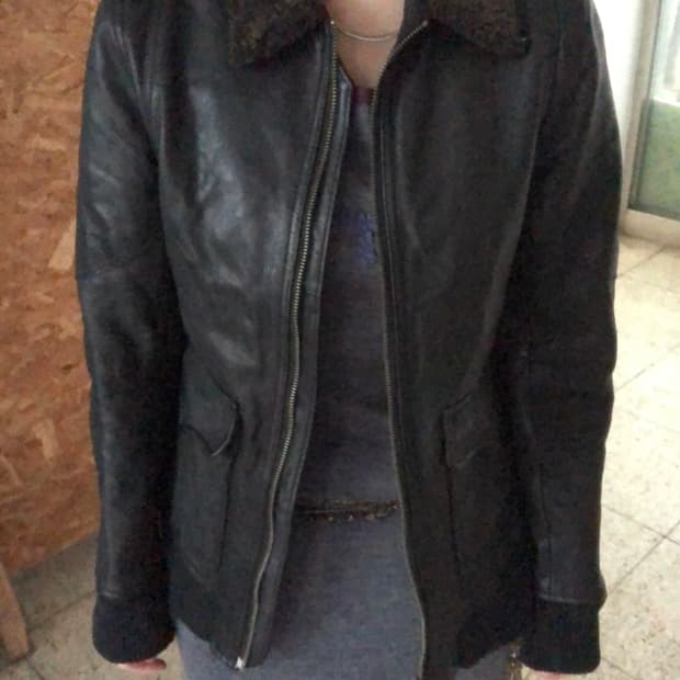 shama leather jk (goat skin)