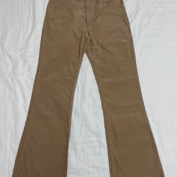 리바이스 80s 646 코듀로이 벨바텀 부츠컷 517