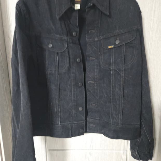 더블알엘 RRL 271 블랙 데님 트러커