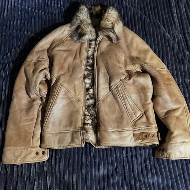 양가죽 양털 자켓