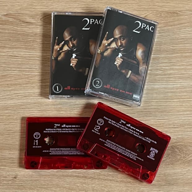 2Pac All Eyez On Me 2xCassette