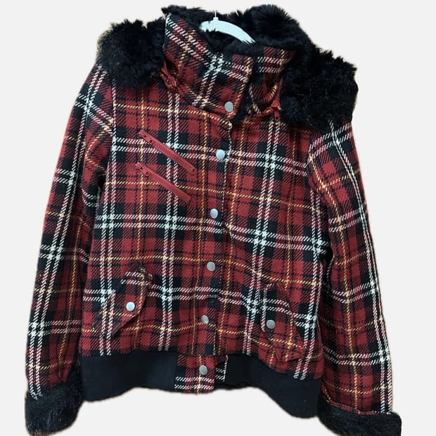 [Cecil McBee] 세실맥비 자켓 체크 코트 