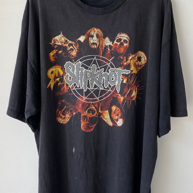 빈티지 00s 슬립낫 밴드 티셔츠 2xl xxl