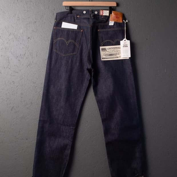 새상품) LVC 33501 셀비지 신치백 데님 36/34 더블알엘 rrl