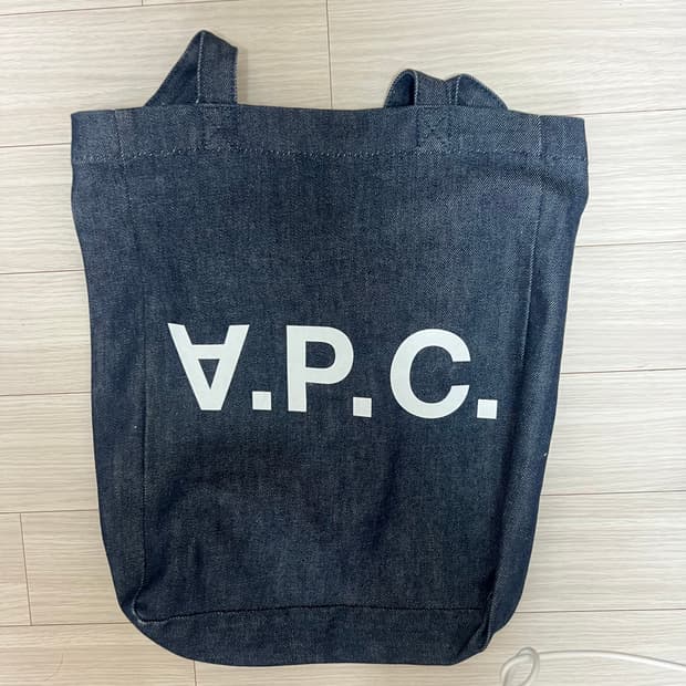 아페쎄 데님 에코백