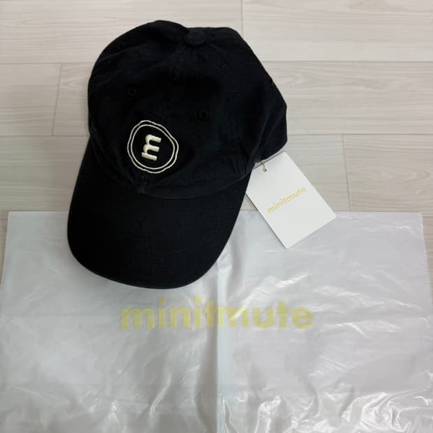 미닛뮤트 볼캡 블랙 새상품