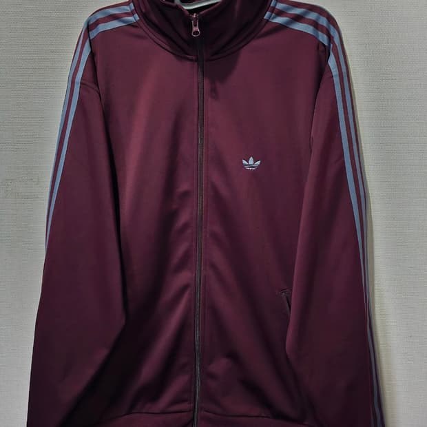 아디다스 BB트랙탑 마룬 버건디 베켄바우어 져지 90 / S