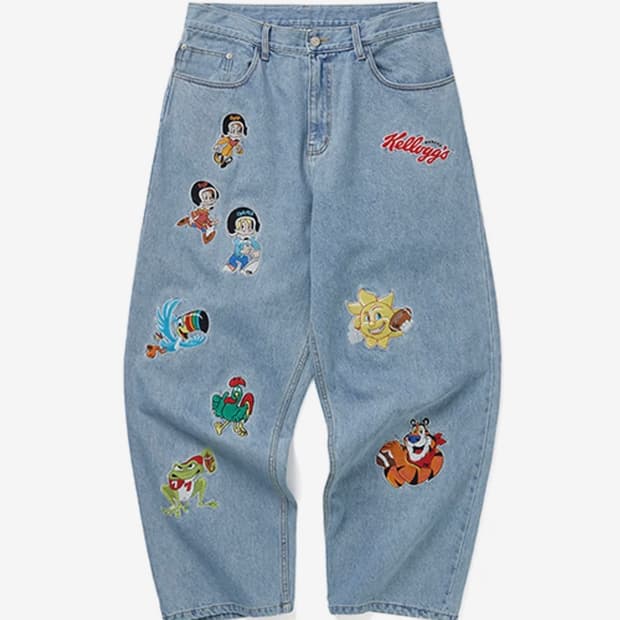 KELLOGGS H.O.F DENIM PANTS (L.DENIM)