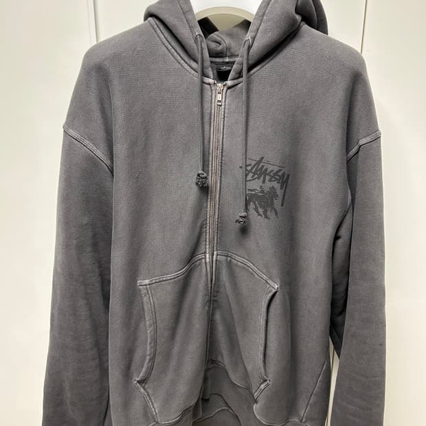 스투시 피그먼트 라이언 후드 집업 XXL