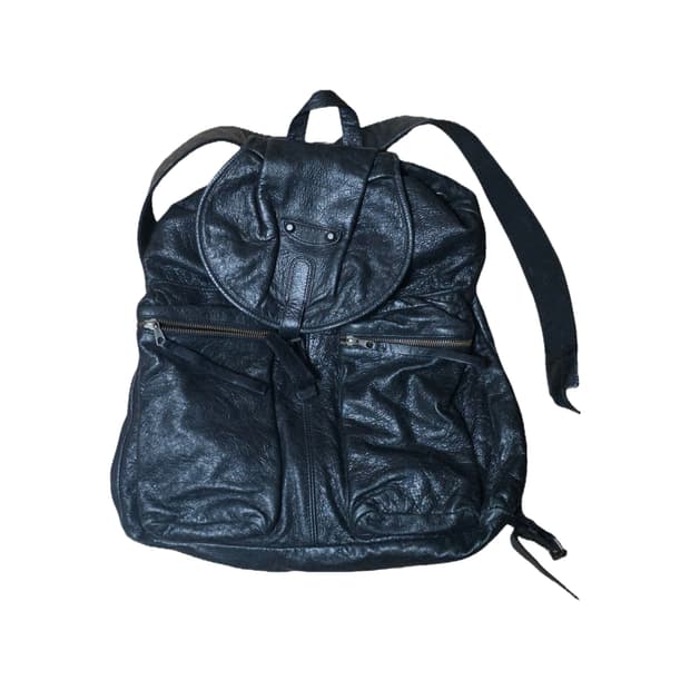 Balenciaga 르 시티 모터 레더 백팩