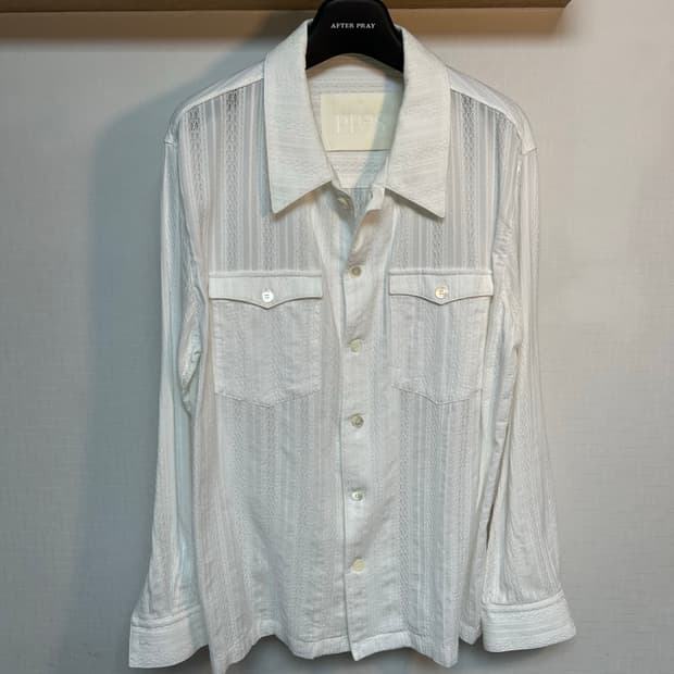 자카드 웨스턴 셔츠