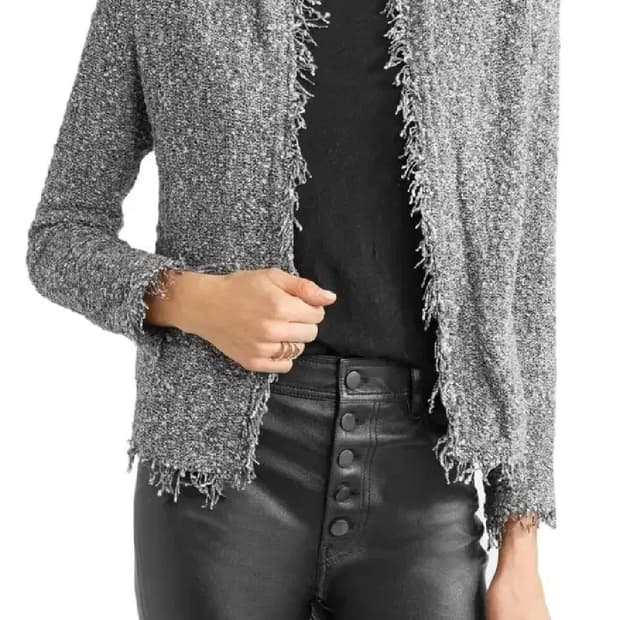 이로 IRO 트위드 가디건 오픈형 니트 자켓 (44-55/34) 상태최상