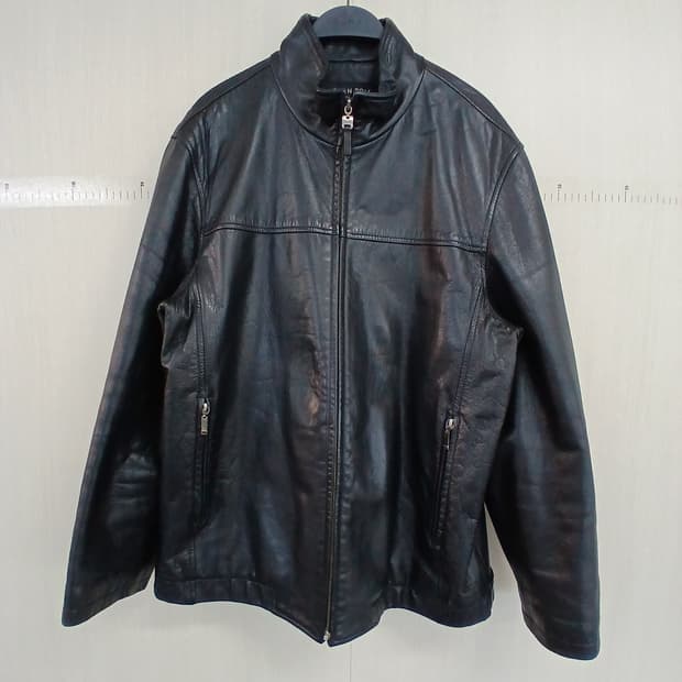 BEAN POLE 블랙 가죽 자켓
