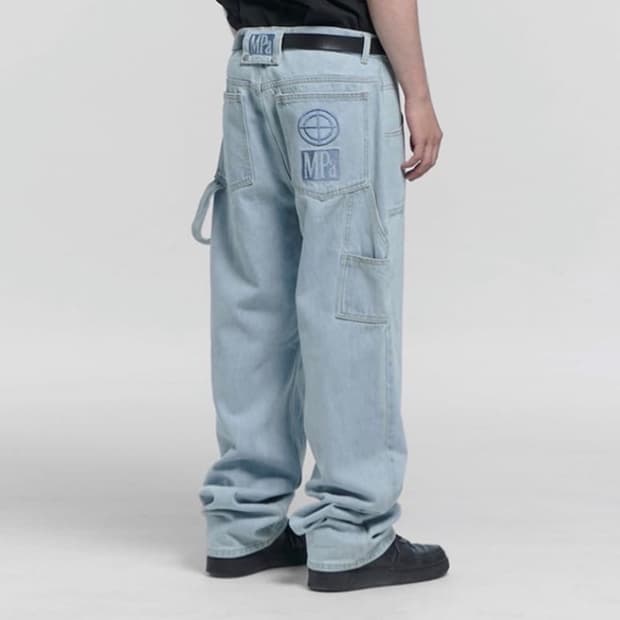 플라스틱프로덕트 페인터 데님 연청 L