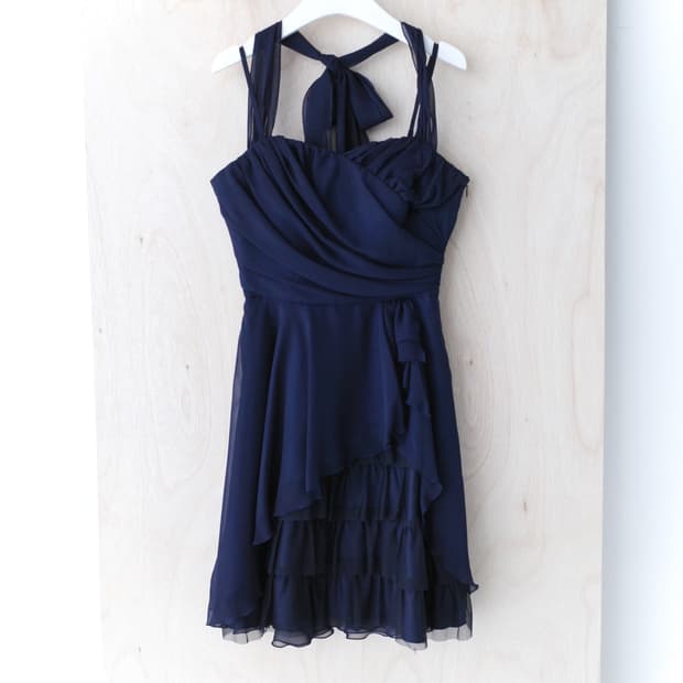 corset frill dress