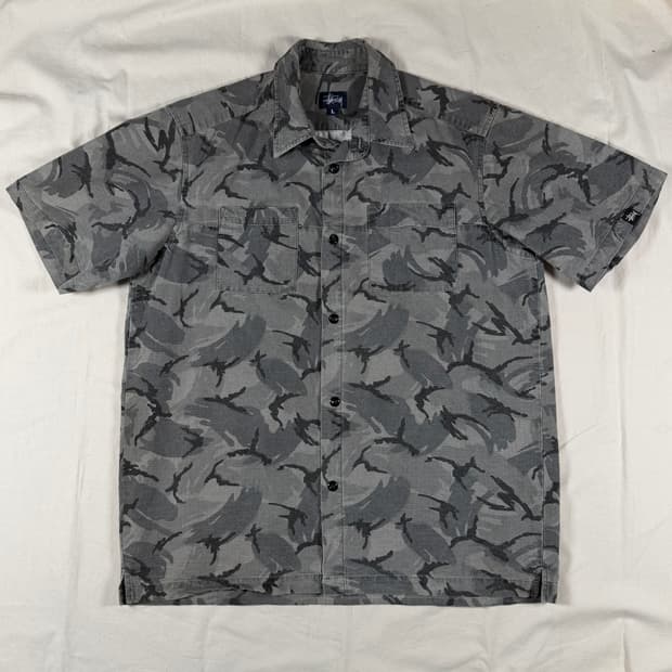 90s Made In USA Stussy 스투시 반팔 셔츠