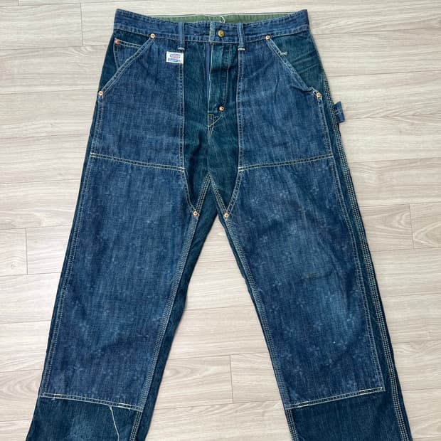 리얼맥코이 / 더블니 데님 / 32