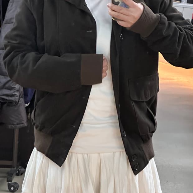 Racoon클래식 스웨이드 블루종