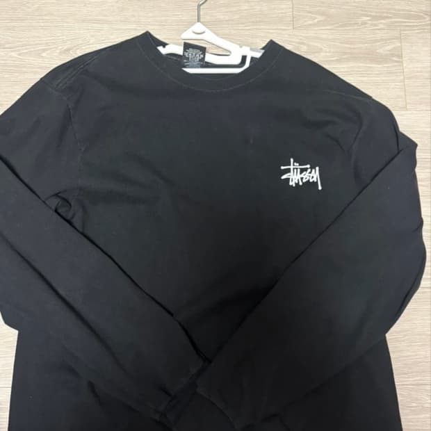 스투시 롱슬리브 블랙 M (크림구매)