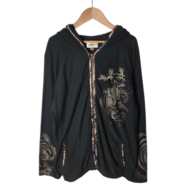 [KARAKURI TAMASHII] 카라쿠리 타마시 오리엔탈 후드집업