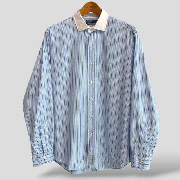 (L)폴로 랄프로렌 스트라이프 드레스 셔츠
