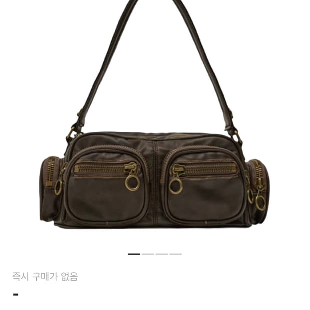 자라 포켓숄더백 브라운