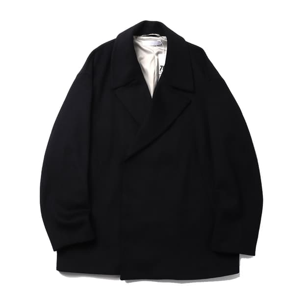 VAPORIZE Beaver Pea Coat