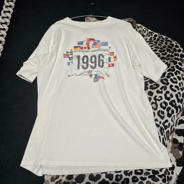 (희귀)90's 아디다스 이큅먼트 1996 빈티지 반팔 티셔츠 XL