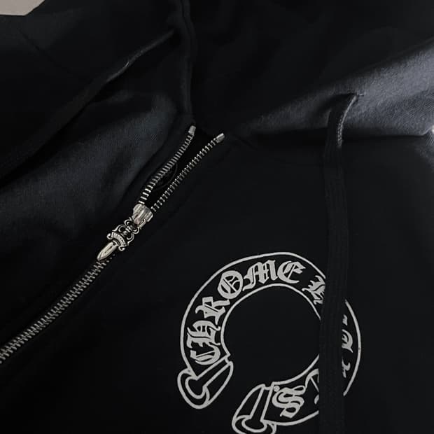 크롬하츠 홀스슈 후드집업 L