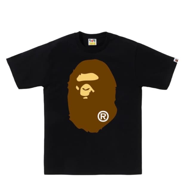 M 베이프 빅에이프 헤드 티셔츠 블랙