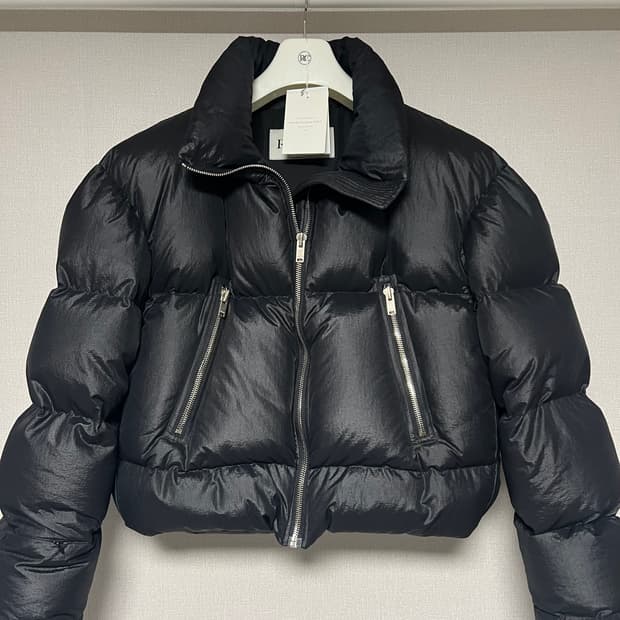 [L]렉토 샤이닝 구스다운 패딩 블랙