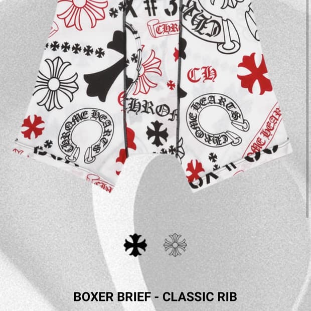 크롬하츠 복서 브리프 클래식 립 M 새제품