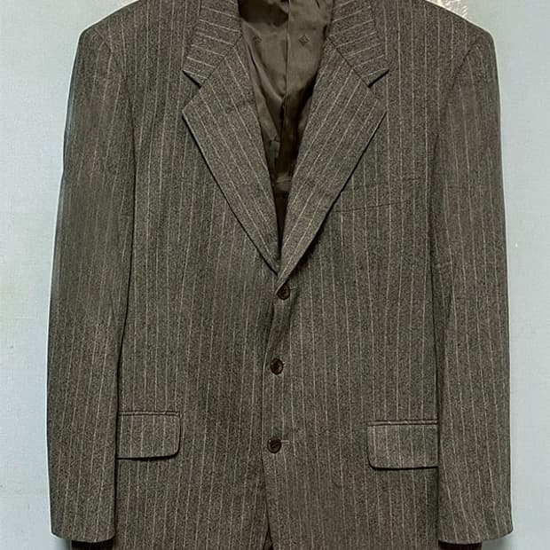 지방시 남자 모직 블레이저 정장자켓 추동 스트라이프 L 100 