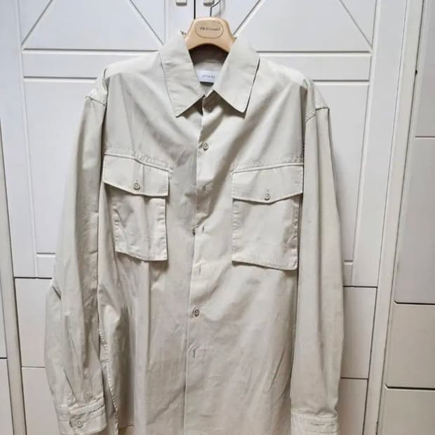 르메르 22fw 웨스턴 오버핏 셔츠 밀리터리 포켓  XL