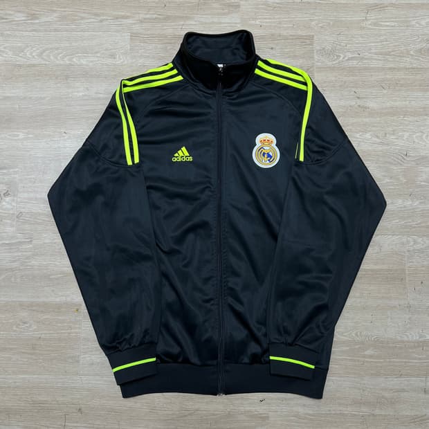 아디다스 레알마드리드 사이드라인 져지 트랙탑 자켓 [블랙] XL/105