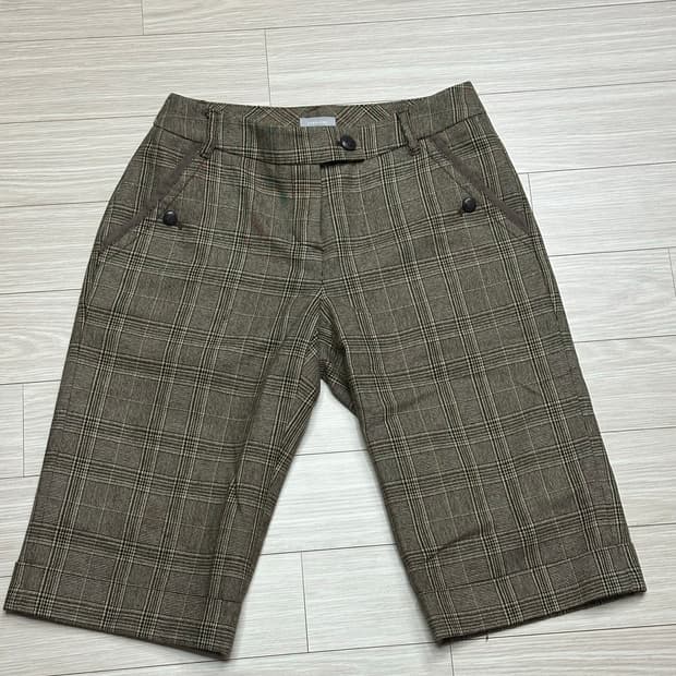 STEFANEL 체크 팬츠 (세트 4개 구성)