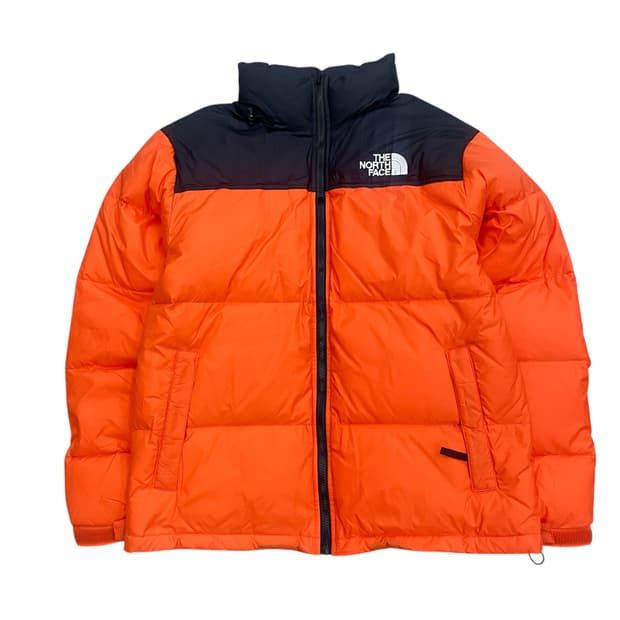 노스페이스 700 눕시 패딩 오렌지