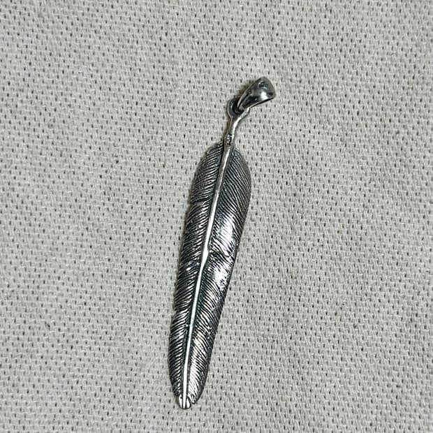 925 silver feather pendant 925 실버 깃털 펜던트