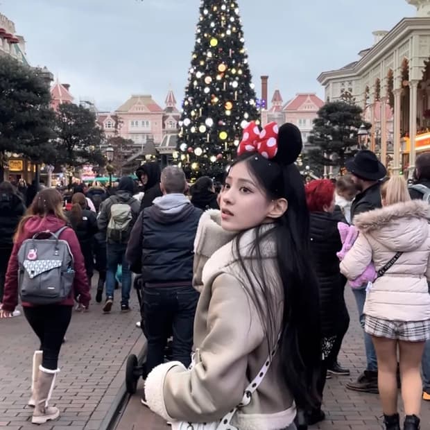 카키포인트 미니 무스탕 베이지