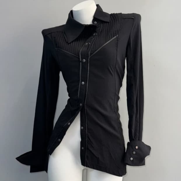 오즈온 오즈크로스 긱시크 락 펑크 고스 셔츠 큐빈티지 케토하우스 와이즈걸