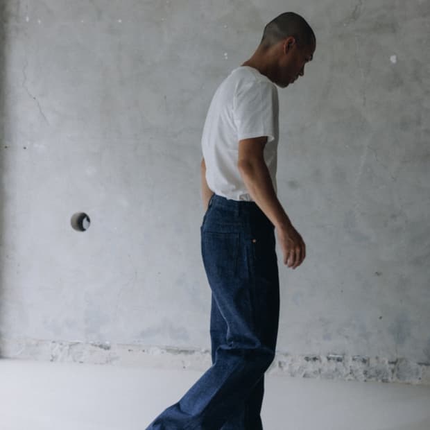 2) 오토메틱포더피플 인디고 데님 팬츠