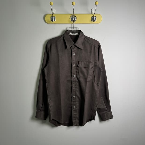 jpn vtg 빈티지 인조 스웨이드 셔츠 