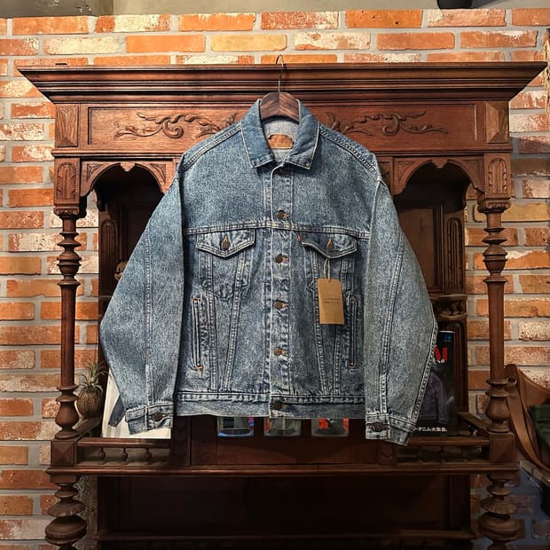 90s USA 빈티지 리바이스 70507 3세대 데님 트러커 자켓