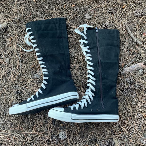 컨버스 스타일 롱 하이 부츠 245